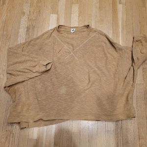 FREE PEOPLE COME AGAIN TEXTURED SWEATER XL! EUC